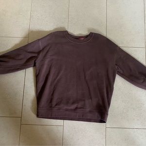 Lululemon oversized scuba crew Espresso Sweatshirt